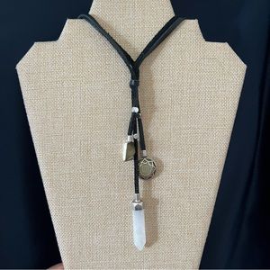 Quartz Crystal Layers Necklace